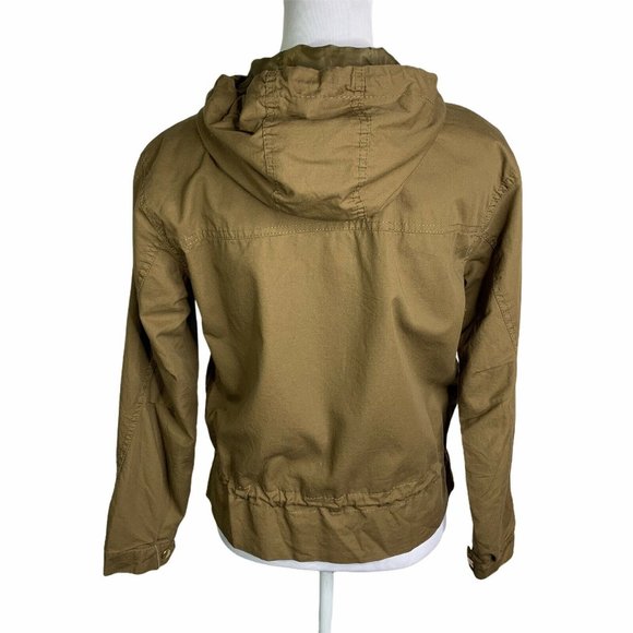 Bella Donna Hooded Waist String Anorak Jacket - Picture 8 of 12